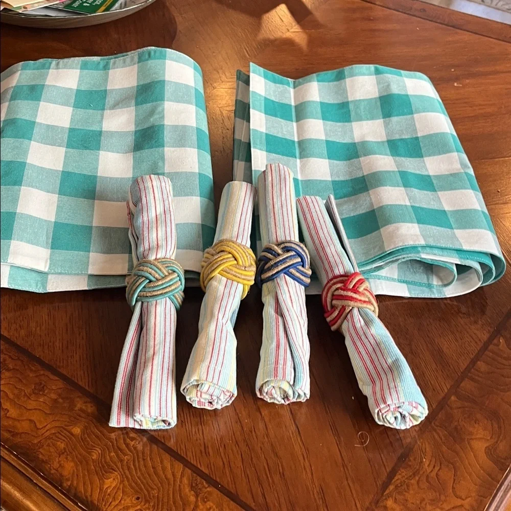 Pioneer Woman 13 Piece Table Linen Set NWT Runner Placemats Napkins & Rings